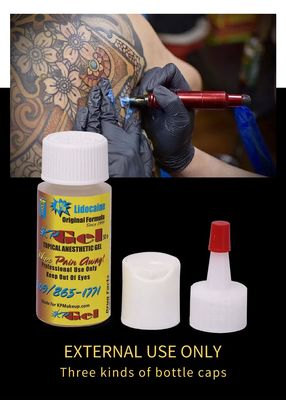 Gel anestetico per tatuaggi ad azione rapida con 2% Lidocaina e 1,5% Tetracaina per il massimo sollievo dal dolore