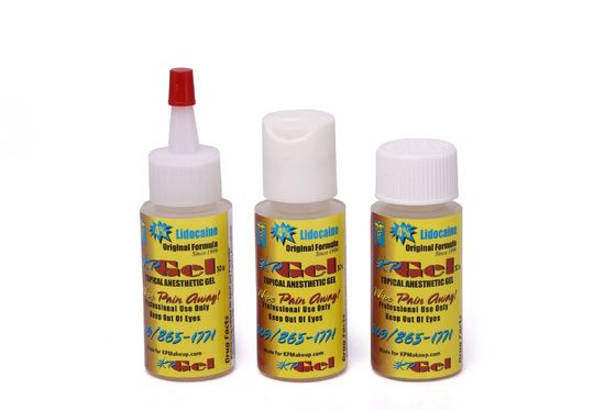 Uso professionale 2% lidocaina 1,5% tetracaina Crema anestetica per tatuaggi Gel anestetico topico