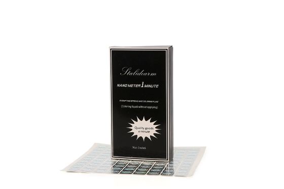 Crema anestetica per tatuaggi ad azione rapida in 1 minuto, 2 ml/flacone, 6 flaconi/set per alleviare il dolore e il trucco permanente