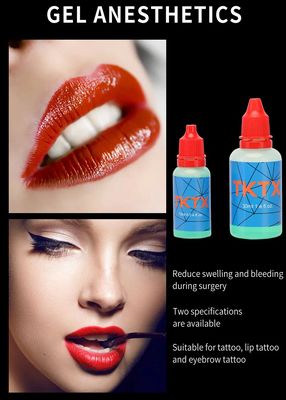 TKTX Gel anestetico 15 ml Blue Gel ad azione rapida con 9% di lidocaina per alleviare il dolore