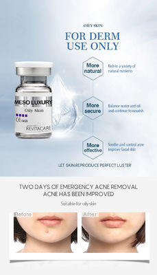 MESO LUXURY Siero Microneagling Penna Dermica Mesoterapia Soluzione Trattamento della pelle grassa Essenza