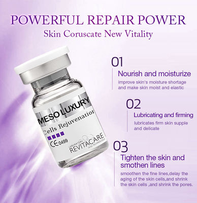 Soluzione di mesoterapia Meso lusso Cellule Potenza ringiovanente Siero Anti-invecchiamento Microneedling Per sbiancamento della pelle
