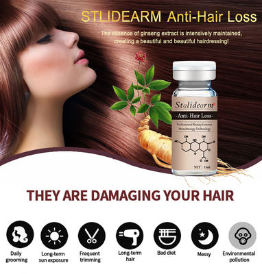 siero naturale Microneedling di crescita dei capelli dell'anti di capelli 10ml di perdita del siero ingrediente della pianta