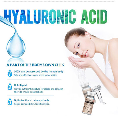 Siero d'illuminazione facciale naturale acido ialuronico di Microneedling del siero meso