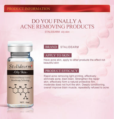 Siero Microneedle Mesoterapia Trattamento Acne Anti Acne Etichetta Personalizzata Penna Dermica Essenza Viso Per Pelle Grassa