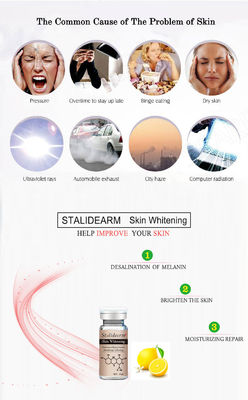 Peli il siero meso più luminoso Microneedling ha personalizzato Logo Anti Aging Whitening Serum