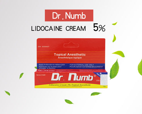 Crema intorpidente attuale di trucco di Dott. Numb Lidocaine Cream 10g del tatuaggio di dolore permanente di arresto