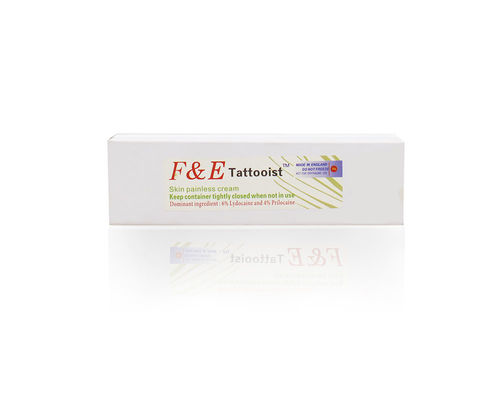 Crema permanente crema intorpidita della lidocaina di trucco del tatuaggio di F&E 30g per il tatuaggio Microneedling del labbro del sopracciglio di trucco di Pemanent