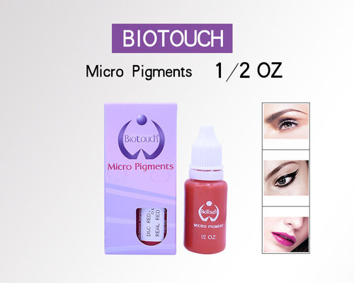 Il micro tatuaggio del pigmento di Biotouch inchiostra 1/2 color cioccolato Oz per il pigmento permanente di trucco del tatuaggio del labbro del sopracciglio