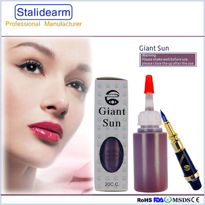 Pigmento permanente di trucco dei semi GIGANTI di SUN/inchiostro originale 20ml del tatuaggio per il tatuaggio del labbro del sopracciglio