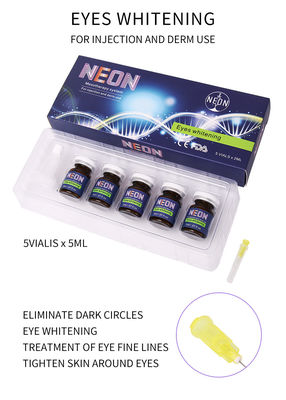 Iniezione originale di Mesotherapy del siero dell'occhio della grinza di marca al neon anti che imbianca il siero dell'occhio