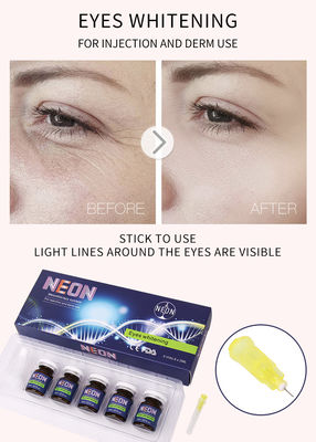 Iniezione originale di Mesotherapy del siero dell'occhio della grinza di marca al neon anti che imbianca il siero dell'occhio