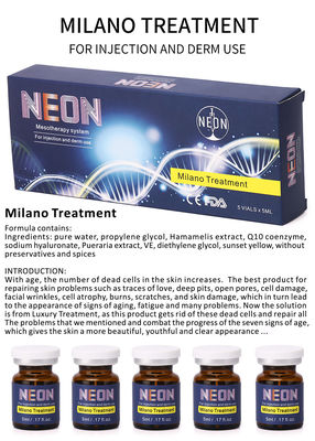 Il nero al neon della lentiggine del siero meso di terapia di Milano macchia il siero del trattamento di Melasma