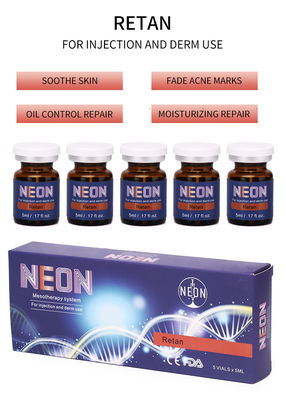 Essenza pura di terapia del siero dell'iniezione 5ml dell'acne del siero meso al neon di trattamento