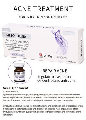 I punti rossi di Mesotherapy della gioventù dell'iniezione di lusso del siero pelano il trattamento dell'iniezione dell'acne