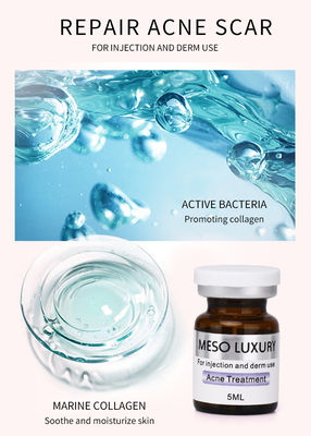 I punti rossi di Mesotherapy della gioventù dell'iniezione di lusso del siero pelano il trattamento dell'iniezione dell'acne