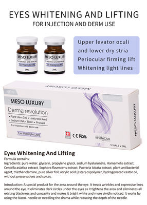 Siero di sollevamento 2ml del siero dell'occhio organico meso trasparente anti/grinza dell'occhio