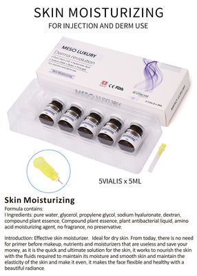 Siero acido ialuronico trasparente d'idratazione del siero 5ml della pelle di Mesotherapy per il fronte