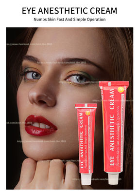 La crema permanente crema anestetica intorpidita della lidocaina di trucco 30g dell'occhio bianco rosa colora l'anti rigonfiamento altamente efficace