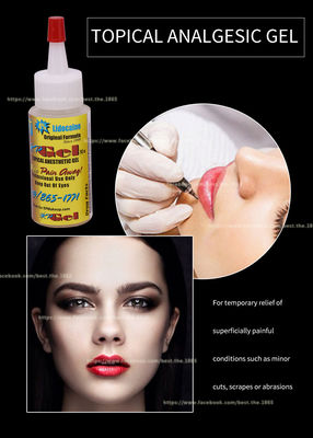 Gel anestetico intorpidente di trucco permanente del gel 30ML del tatuaggio dello SSJ 48 per le labbra