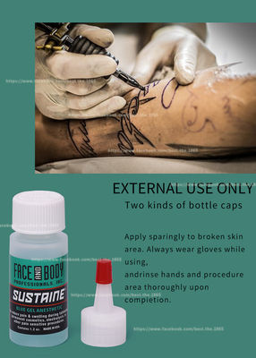 Gel anestetico intorpidente verde di anti allergia del gel 35ML di Sustaine per il tatuaggio