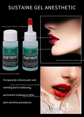 Gel anestetico intorpidente verde di anti allergia del gel 35ML di Sustaine per il tatuaggio