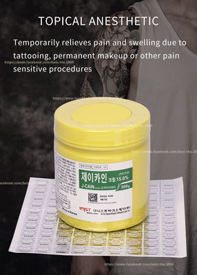 OEM intorpidente coreano 15,6% della crema da 500 grammi 29,9% J Cain Lidocaine Cream