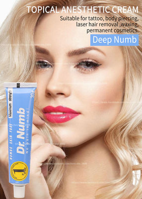Crema anestetica per trucco permanente Dr Numb Labbra Sopracciglia Eyeliner Crema anestetica per tatuaggi