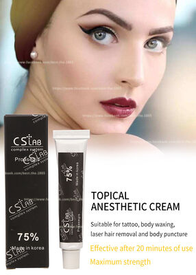 Crema anestetica per tatuaggi con microaghi