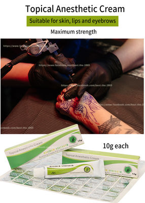 OEM anestetico intorpidito di Dott. Numb Super Numb della crema 10g del tatuaggio della pelle efficace disponibile