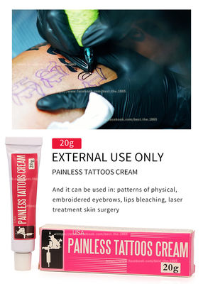 Alleviamento intorpidente anestetico crema indolore di dolore della metropolitana della crema 10g 20g 30g del tatuaggio
