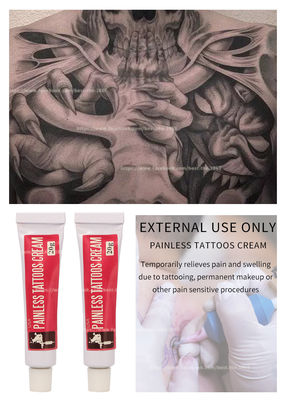 Alleviamento intorpidente anestetico crema indolore di dolore della metropolitana della crema 10g 20g 30g del tatuaggio