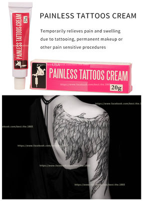 Alleviamento intorpidente anestetico crema indolore di dolore della metropolitana della crema 10g 20g 30g del tatuaggio