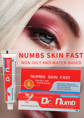la crema 30g/Dott. anestetici intorpiditi Numb Tattoo Numbing screma l'effetto durevole per 3 ore