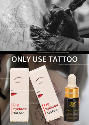 durare indolore del liquido anestetico della soluzione del tatuaggio del labbro 5ml efficace 3 ore tatua il liquido intorpidente