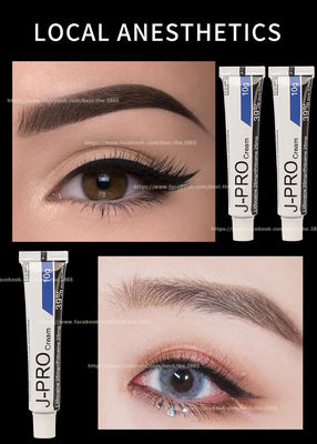 Crema anestetica di pro del tatuaggio di J di Licocaine dolore crema intorpidito di arresto 10g per l'inceratura del trucco permanente del tatuaggio