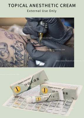 Intorpidisce uso esterno soltanto TKTX 10g del Dott. Numb 10g della pelle l'efficace di trucco di dolore crema indolore permanente veloce di arresto