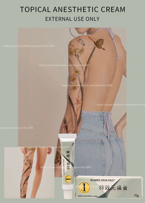 Intorpidisce uso esterno soltanto TKTX 10g del Dott. Numb 10g della pelle l'efficace di trucco di dolore crema indolore permanente veloce di arresto