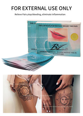 Pasta anestetica per tatuaggio labbra, trucco permanente, cuscinetto anestetizzante per labbra