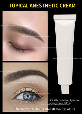 Crema alla lidocaina per tatuaggi, crema indolore, private label, tubo bianco, 10g, 30g, crema anestetica per tatuaggi di alta qualità