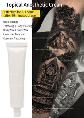 Inceratura della crema attuale della metropolitana 30G del tatuaggio della lidocaina bianca anestetica intorpidita bianca indolore 30g della crema