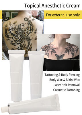Inceratura della crema attuale della metropolitana 30G del tatuaggio della lidocaina bianca anestetica intorpidita bianca indolore 30g della crema