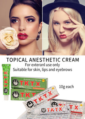 Crema intorpidente gialla originale 10g Microneedling di TKTX per depilazione del laser