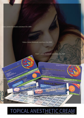 Tatuaggio crema intorpidente anestetico del corpo del sopracciglio del labbro del tatuaggio crema intorpidito del tatuaggio 10g 30g di velocità altamente efficace