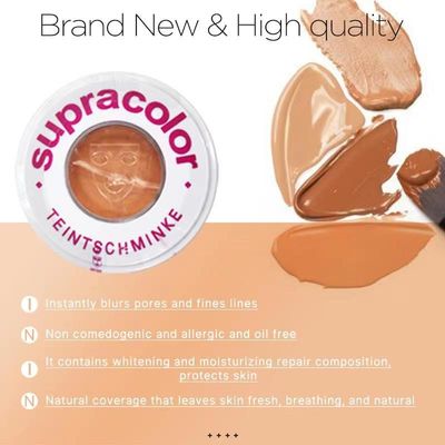 Fondazione KRYOLAN SUPRACOLOR Germania Originale Facial Long Lasting Wafter Proof Makeup Foundation