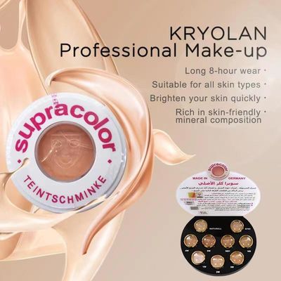 Cipria dei cosmetici di Supracolor di controllo dell'olio del fondamento di trucco dell'OEM Kryolan