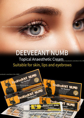 Anti crema intorpidente intorpidente allergica 10g Hong Kong della lidocaina anestetica della crema 10g Deeveeant