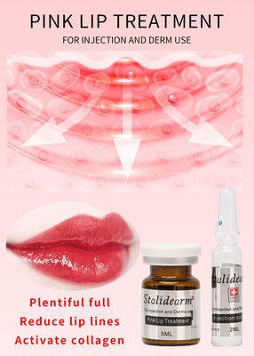 Soluzione per mesoterapia con siero di esosomi Trattamento labbra rosa Siero iniettabile Filler dermico