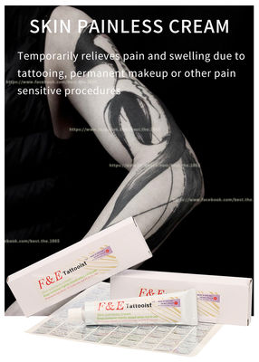 Effetto anestetico crema intorpidente 30G di dolore F&E del tatuaggio che dura 3 ore