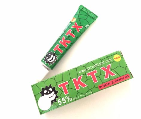 Eliminazione crema intorpidente dei capelli del laser 10g del tatuaggio verde originale 55% di TKTX